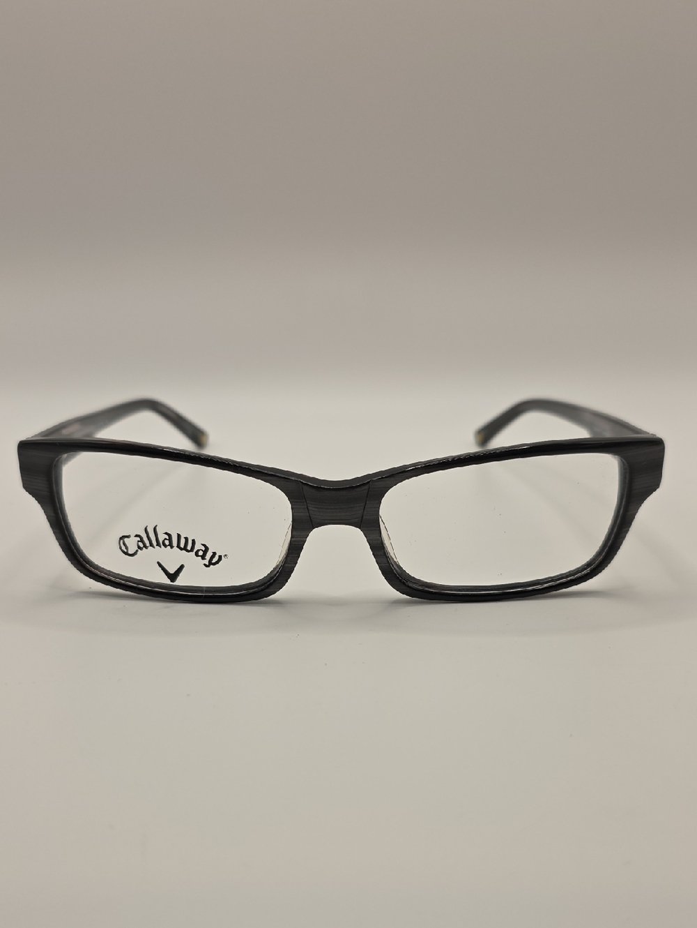 Callaway Non-Prescription Silver Tortoise Rectangular Eyewear Frames